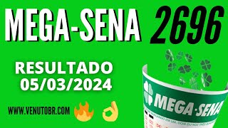 🍀 Resultado MegaSena 2696 [upl. by Meg]