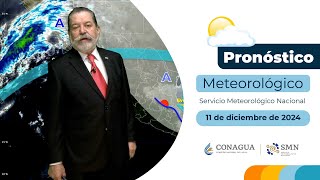 11 de diciembre de 2024 Pronóstico del tiempo 1800 h [upl. by Halik]