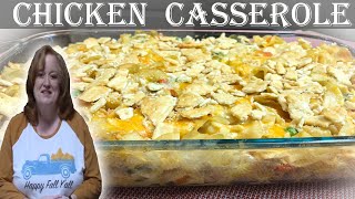 CRUNCHY amp CREAMY CHICKEN CASSEROLE RECIPE  Cook With Me a Delicious Easy Casserole [upl. by Mercier]