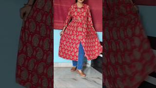 Shirt Collar Kurti Cutting And Stitching Collage Wear Kurti Design kurti shorts firdoshsaifi [upl. by Janus823]