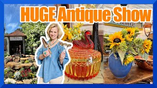 Round Top Antiques Week Treasure hunt in fields tents and halls at biggest show in Texas [upl. by Ahcas]