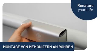 Vorbereitung zur Montage von memonizern an Rohren [upl. by Puiia]