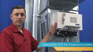 GeneralAire 1137 Fan Powered Humidifier Troubleshooting  Water Leaking [upl. by Elyagiba]