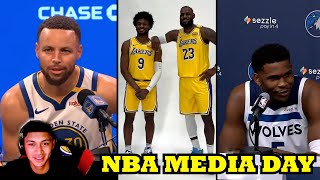 BOOFY Reacts to NBA Media Day 2024 [upl. by Odicalp]