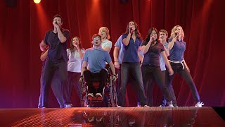 Glee  Halo  walking on sunshine full performance [upl. by Alyn]