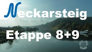 Der Neckarsteig Etappe 8 von Mosbach nach Gundelsheim [upl. by Madriene]