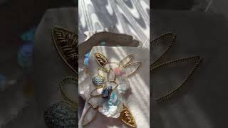 Easy Beadwork Ideas  Hairpin Jewelry Brooch Handmade Crafts broochcraft diy art artwork [upl. by Iives907]