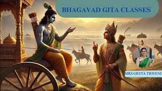 Bhagavad Gita classes Day 10 and Meditation [upl. by Nevyar558]