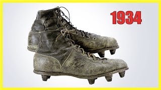 La Evolución de las botas de fútbol desde 1526 hasta Paulo Dybala [upl. by Aihsatal]