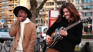 Spontaneous Street Improvisation with Amazing Singer [upl. by Eidroj]