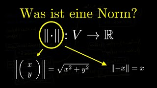 Norm in der Mathematik EINFACH erklärt [upl. by Aihsirt]