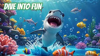 Is Sharky Family Splash Really the Best SONG for Kids [upl. by Anauqed]