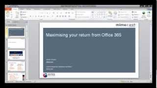 Mimecast Email Management for Office365 Webinar [upl. by Atsiuqal438]