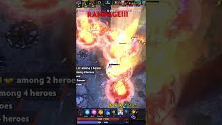 Wombo Combo Invoker Rampage dota2 dota dota2highlights [upl. by Aicillyhp]