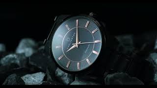 Carlington premium series black colour analog wrist watch [upl. by Merce]