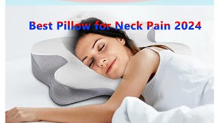 Best Ergonomic Pillow for Neck Pain Relief amp Better Sleep  Top Picks 2024 [upl. by Tandi677]