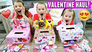 KIDS VALENTINE AND CANDY HAUL FROM SCHOOL [upl. by Aramois593]