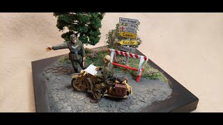 TAMIYA 135 German Motorcycle Orderly Set A WVIMU amp Hedgerow Hell Group Builds Entry In Pictures [upl. by Shirlene]