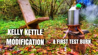 How I modified my Kelly Kettle Scout and turned it into an even better stove [upl. by Tanaka]