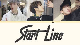 3RACHA 쓰리라차  Start Line HanEngRom Color Coded Lyrics [upl. by Ojillek]