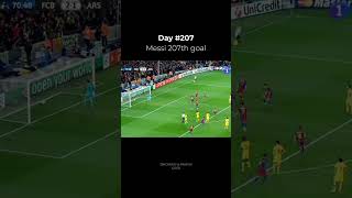 Day 207  Messi 207th goal  Barcelona vs Arsenal 382011 [upl. by Aehsa]