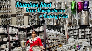 Best Quality Unique Stainless Steel Items From Manufacturers  Bangalore Wholesale stainlesssteel [upl. by Ramso]