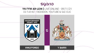 Haverfordwest County v Barry Town United  JD Cymru Premier [upl. by Redvers]