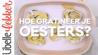 Hoe gratineer je oesters [upl. by Lussier]