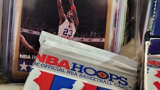 Opening Another 199091 NBA Hoops Pack The GOAT Strikes Again 🏀🔥👀 [upl. by Alletniuq]