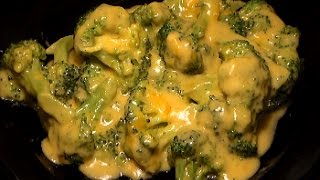 How To Make Cheesy Broccoli Awesome Broccoli With Cheddar Cheese Sauce Recipe [upl. by Polito]