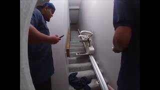 Harmar Pinnacle SL300 Stairlift Install [upl. by Hbaruas]