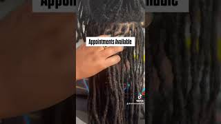 Crochet Maintenance  Loc Retwist No Gel naturalhair crochet [upl. by Emolas]