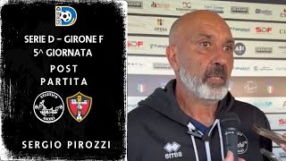 Post AtlAscoli  Real Monterotondo Le parole di Mister Pirozzi [upl. by Edualcnaej]