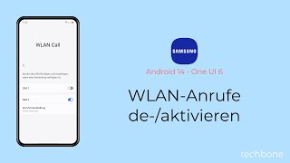 WLANAnrufe aktivieren oder deaktivieren  Samsung Android 14  One UI 6 [upl. by Nawak]