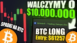 đźš¨ SPADKI NA BITCOINIE  ATAK NA IZRAEL CZY BTC SPADNIE NA 54000 [upl. by Gerdi419]