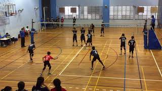 2018 C Div Nat Quarter Boys DHS vs SHS 21 set 1 [upl. by Ariday]