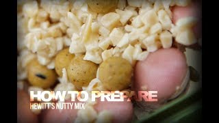 Carp Fishing How To Create Kev Hewitts Nut Mix [upl. by Erolyat]