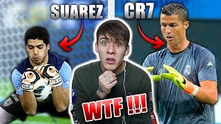 Wenn FELDSPIELER sich als TORWART versuchen ft CR7 Messi Suarez uvm [upl. by Kendry]