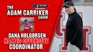 Adam Carriker Reacts to Dana Holgorsen Being Named the Offensive Coordinator for the huskers [upl. by Lertram]