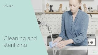 Cleaning Sterilizing  Elvie Pump [upl. by Aikrahs]