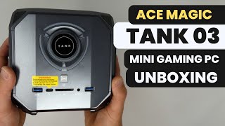 AceMagic Tank 03 Mini Gaming PC  Unboxing and Handson [upl. by Derfiniw462]