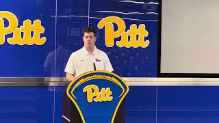 Pitt QB Eli Holstein Introduction  1312024  PSN [upl. by Nikolaos]