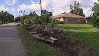 Houston residents concerned that leftover storm debris will cause flooding ahead of more heavy rain [upl. by O'Gowan]