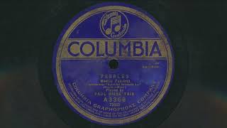 1920 PAUL BIESE TRIO Pebbles ORIGINAL EARLY JAZZ RECORDING  78 RPM Record [upl. by Kcirded]