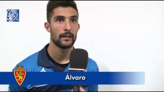 Declaraciones en zona mixta Eibar  Real Zaragoza 2112013 [upl. by Gimble]