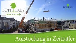 Aufstockung in Holzrahmenbauweise von LothHaus [upl. by Emalia]