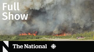 CBC News The National  NWT wildfire emergency [upl. by Honebein]