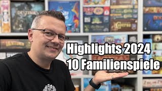 10 Familienspiele  Spiele Highlights 2024 [upl. by Arrimat]