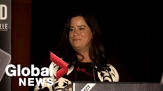 Canada Election Jody WilsonRaybould victory speech  FULL [upl. by Komsa]