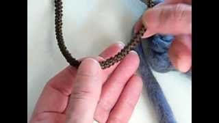 video tutorial laccio ad uncinetto crochet ropeflv [upl. by Ldnek]